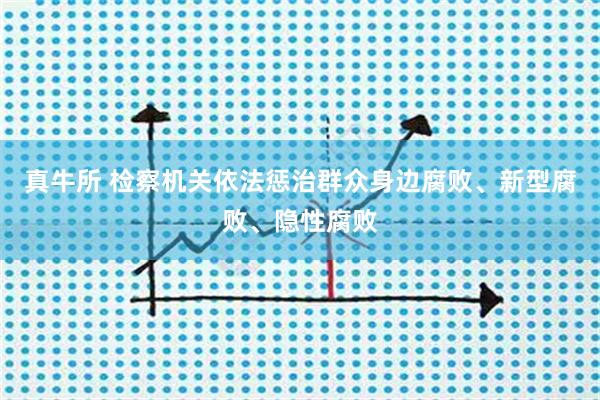 真牛所 检察机关依法惩治群众身边腐败、新型腐败、隐性腐败